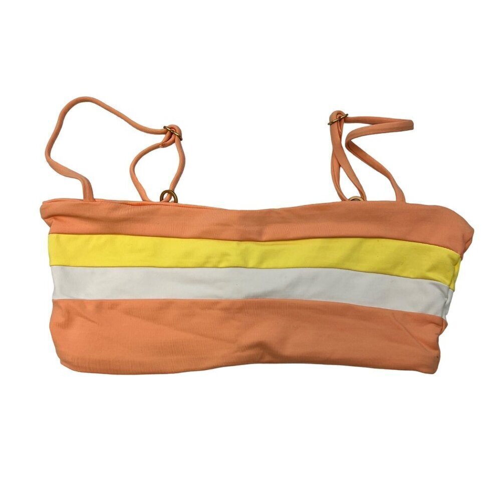L*Space Women’s Rebel Stripe Bikini Top Multicolor Striped Size XS New